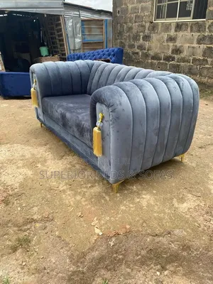 2 Seater in Steel Blue: Pay on Delivery