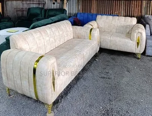 Beige Woven 3 Seater Sofa: Pay on Delivery