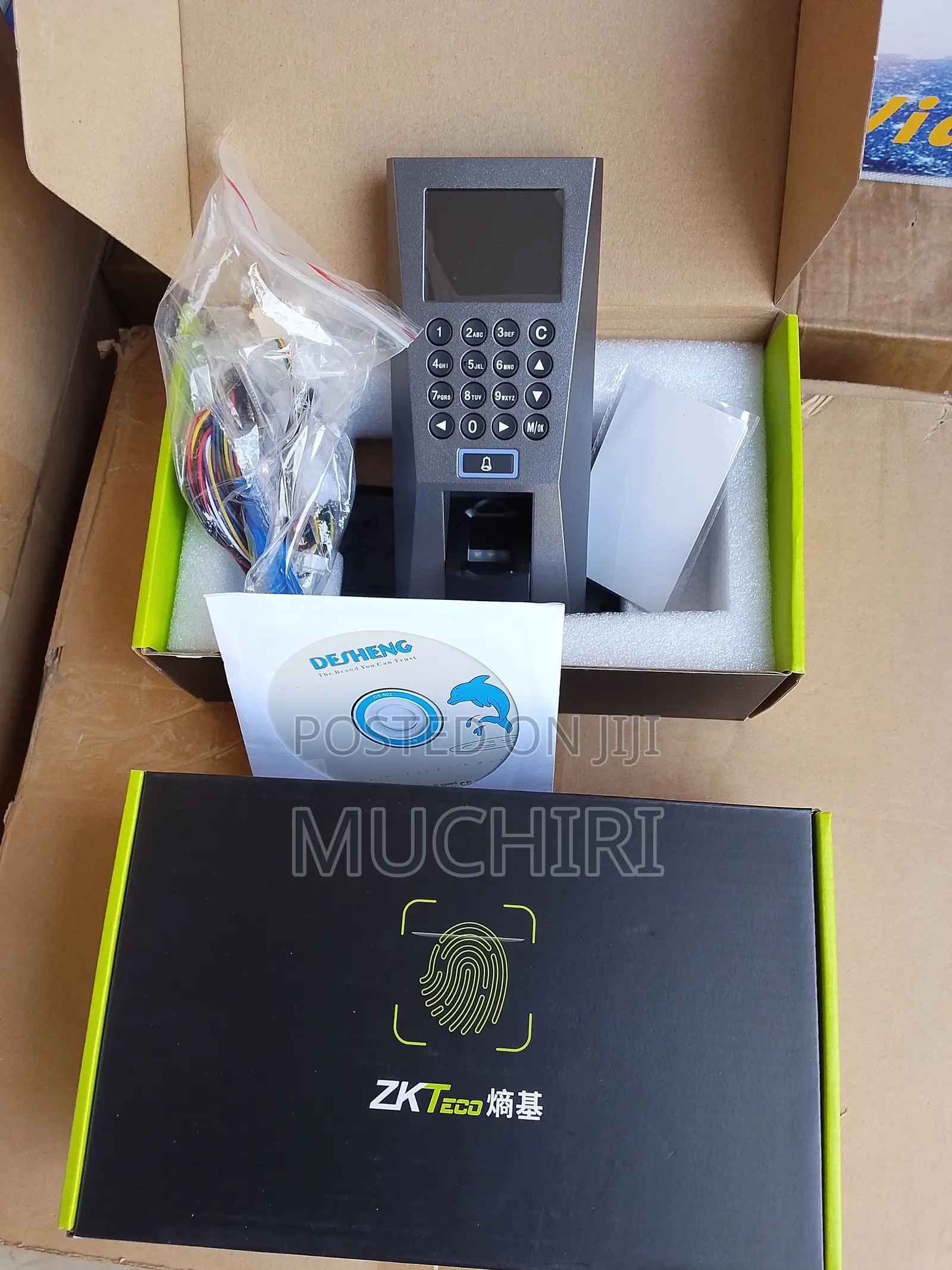 Original Zkteco F18 Fingerprint Rfid Access Controller
