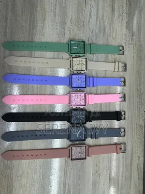 Ladies Rubber Watches in Variety Colours