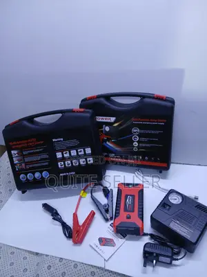 Car Battery Jumpstarter Tyre Compressor Multifunctional Kit