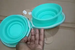 Collapsible Silicone Portable Travel Dog Feeder Bowl