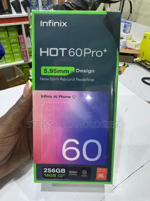 New Infinix Hot 60 Pro+ 256 GB Black