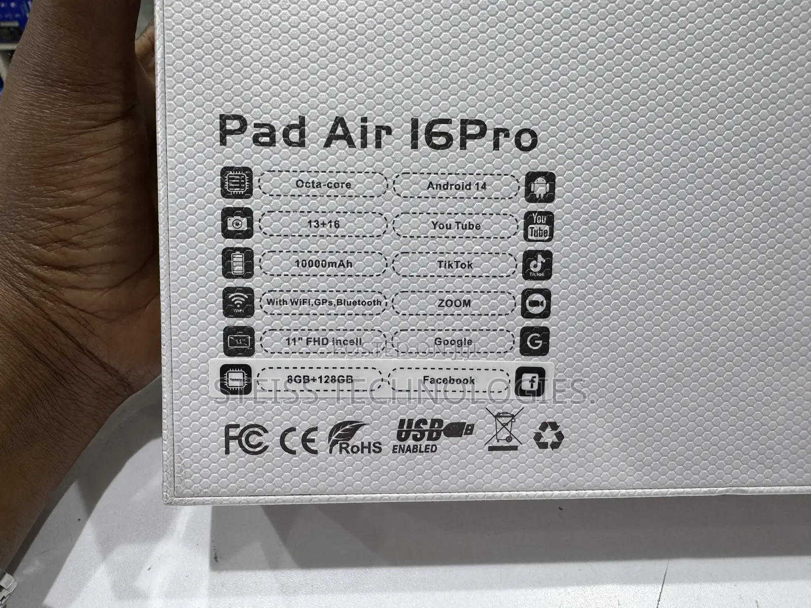 New Tablet 128 GB Black