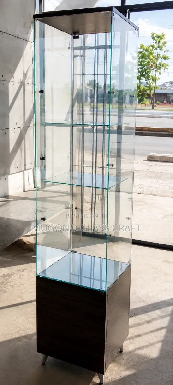 Modern Glass and Stand Display