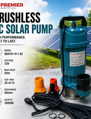 Reliable 1500w Premier Brushless Dc Solar Submersible Pump
