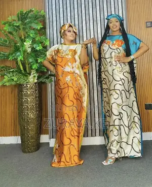 Silk Dera With Scarf