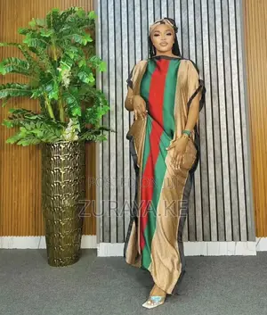Silk Dera With Scarf