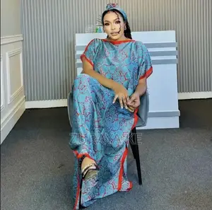 Silk Dera With Scarf