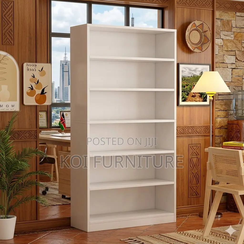 Wooden Home Office Bookshelves Storage Unit