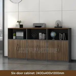 Executive 6 Doors Office Storage Credenza
