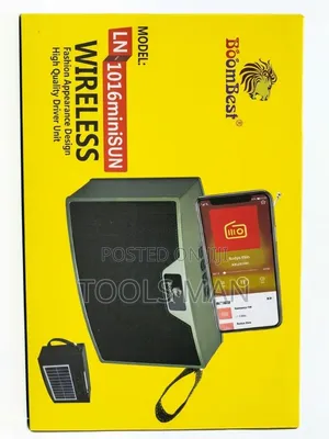 Boombest Ln-1016minisun Solar Wireless Speaker With Phone Holder.