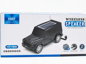 H at F Hf-F88 Solar Powered Wireless Bluetooth Speaker G-Wagon Design.