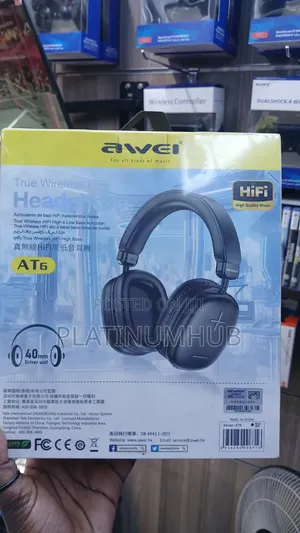 Awei At6 Hi-Fi Wireless Headphones