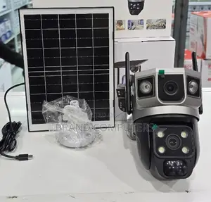 V380 Pro Dual Lens Solar Powered PTZ Wifi Solar Camera
