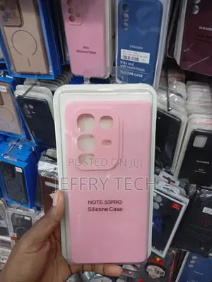 Infinix Note 50 Pro Pink Soft-Touch Surface Cover