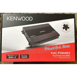 Kenwood 1000watts Kac-ps804ex 4-channel Bridgeable Compact Car Booster
