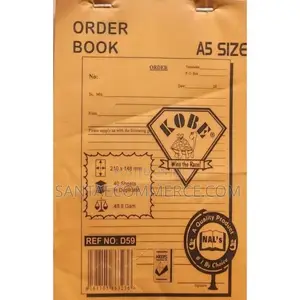 A5 Size Order Book