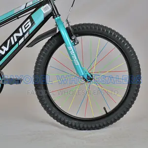 Blue Swing Sport Bicycle With Wide Tires