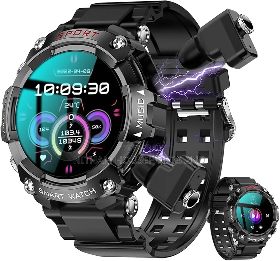 Smart Watch With Pods - TWS Mp3 Player