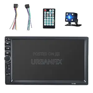 7 Inch Mp5 Bluetooth Touch Screen Compact Car Radio With Fm, Usb, Aux