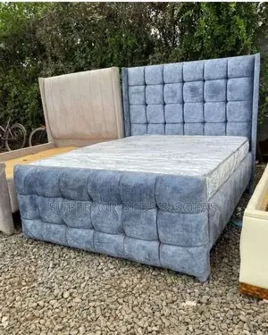 5x6 Chester Bed in Steel Blue: Pay on Delivery