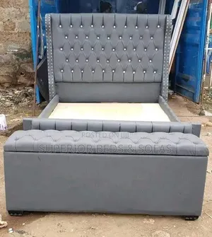 5x6 Diamond-Tufted Chester + Storage Box : Pay on Delivery