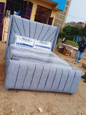 5x6 New Silver Grey Chester Bed: Pay on Delivery