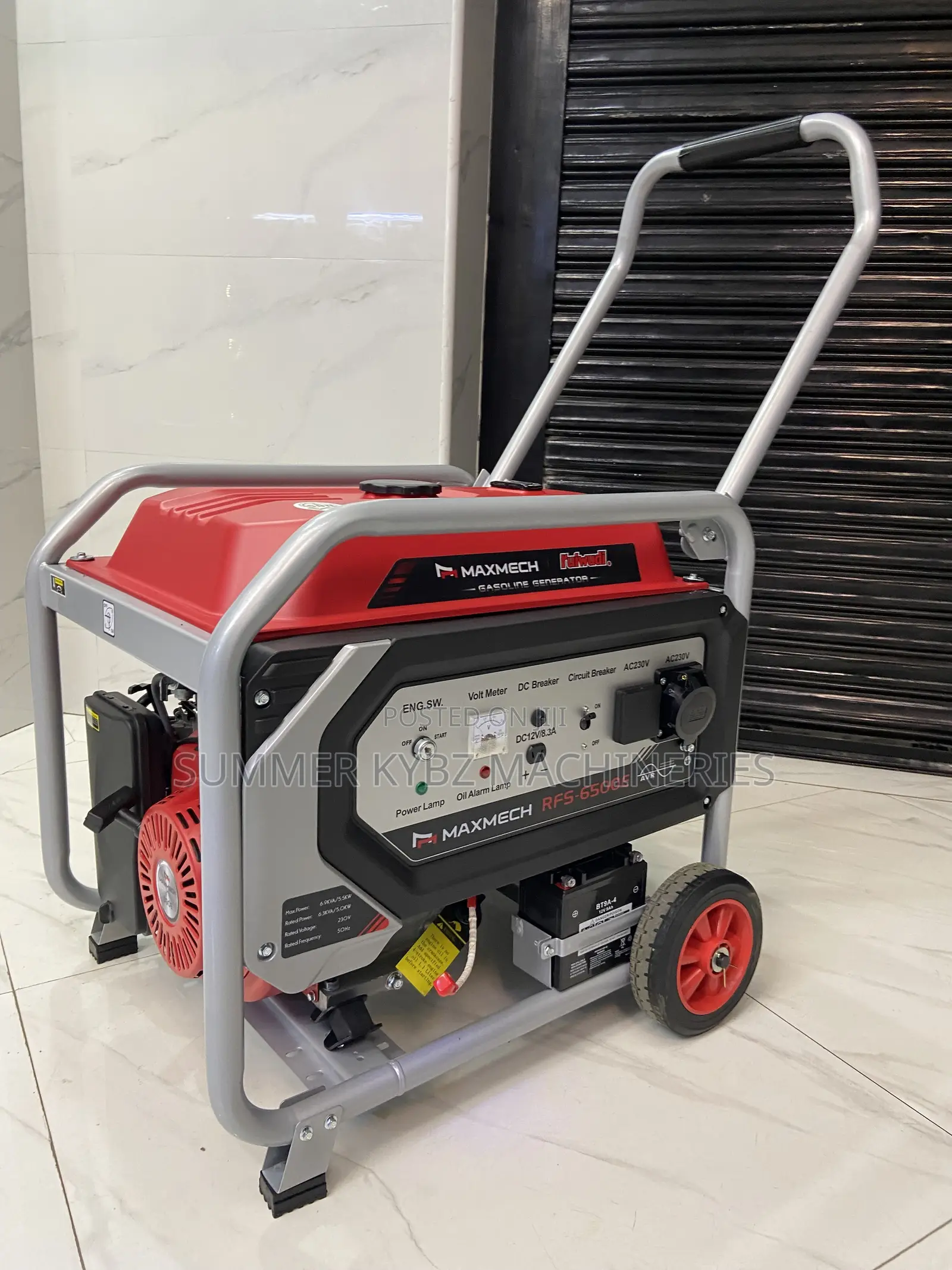 Maxmech RFS-6500e Gasoline Generator