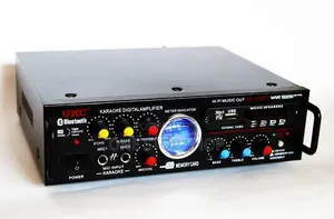 Wireless Amplifier Wit Fm Radio Tuner Withexternal Antenna,Led Display