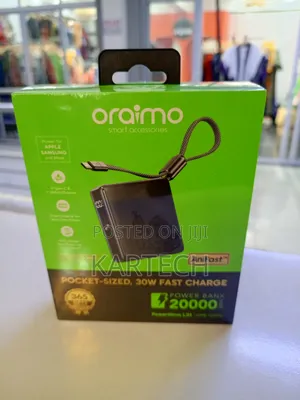 Oraimo Powernova L21 20000mah 30w Fast Charge Power Bank