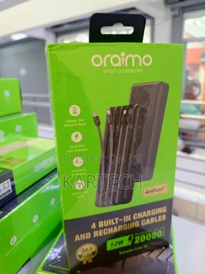Oraimo Traveler Link 20 12w 20000mah Portable Power Bank