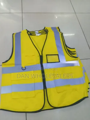 Reflective Safety Vest Yellow Workwear Vest