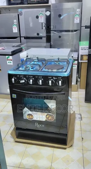 Roch 60×60cm Standing Cooker (3 Gas + 1 Electric) – Reck-631 Series