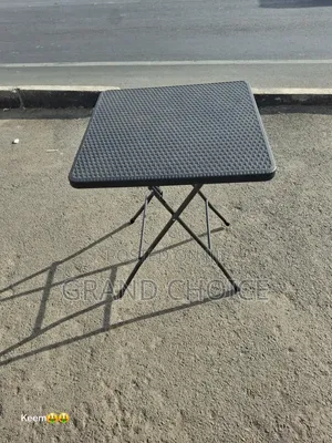 Square Black Foldable Table