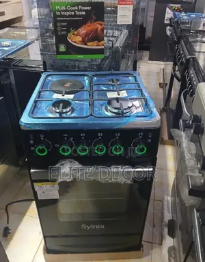 Syinix 50 By55 3+1 Standing Cooker With Electric Oven