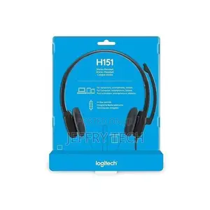 Logitech H151 Wired Headset, Analog Stereo Headphones With Rotating