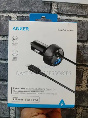 Anker Powerdrive 2 Elite With Lightning Connector(A2214h11)