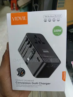 The Vidvie Ta4408 Is a 100w Universal Global Travel Adapter.
