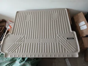 Beige Toyota Landcruiser Prado 150 Cargo Mat – 7 Seater Rear Trunk