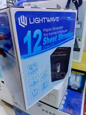 Lightwave Paper Shredder 12 Sheets Cross Cut PSH-21lt.
