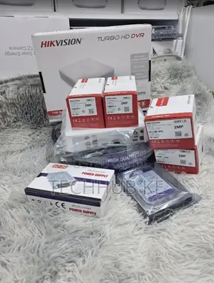 4 Channel Hikvision Complete CCTV Camera Package