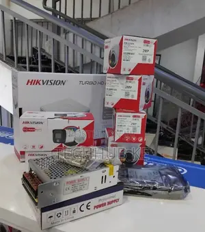 Hikvision Smart Hybrid 4 Channel Camera CCTV Kit 24/7 Colored