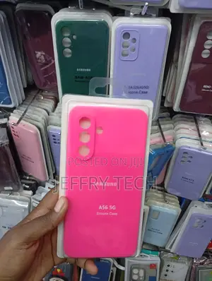 Samsung Galaxy A56 5g, High-Visibility Neon Pink Silicone Case