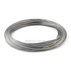 2mm, Wire Rope 100m Roll, Flexible Galvanized Heavy Duty Steel Cable