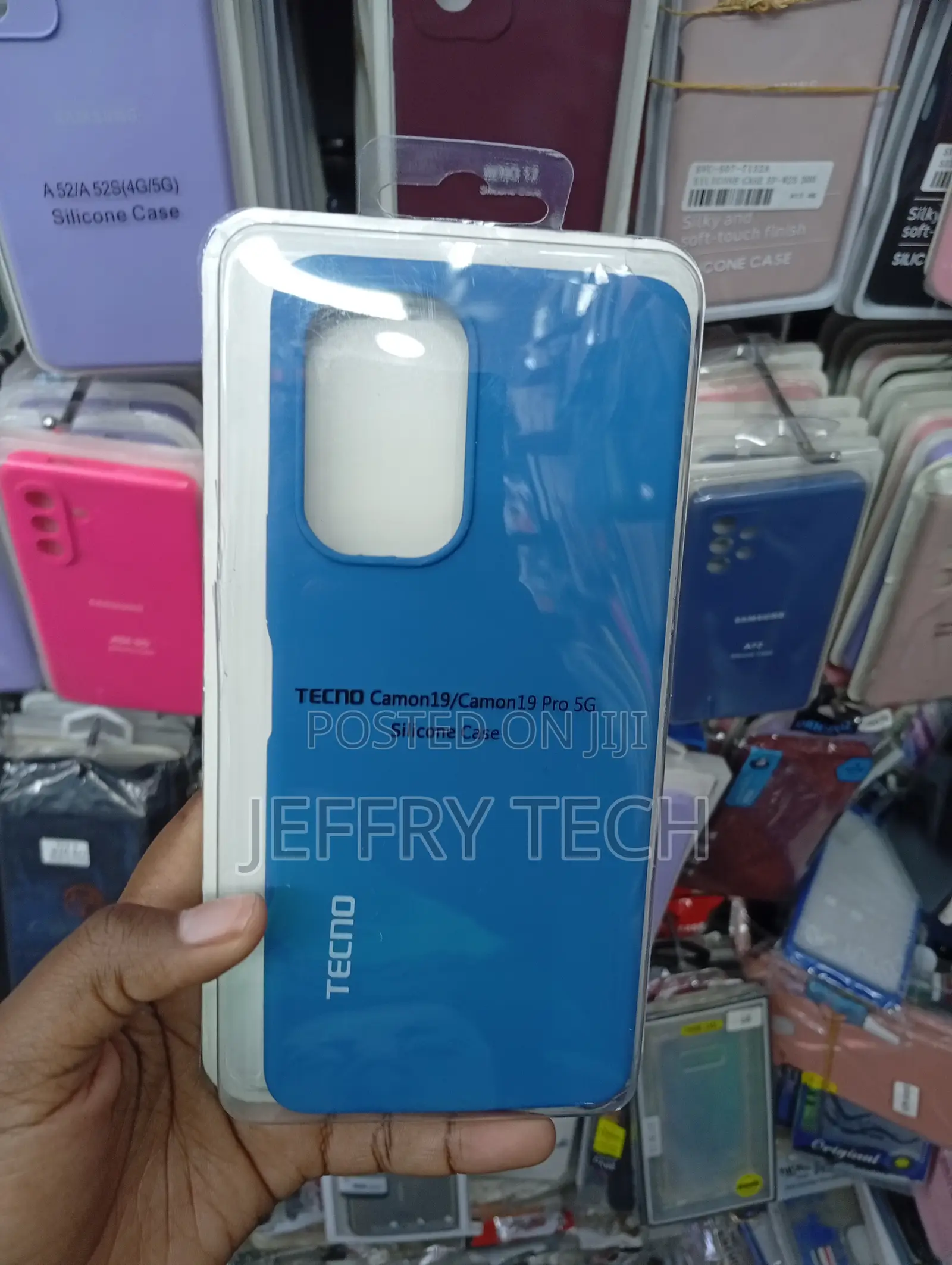 Tecno Camon 19 Pro 5g Easy to Clean Case-Blue