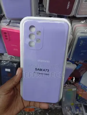 Samsung Galaxy A73 5g Soft, Purple Silicone Case