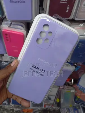 Samsung Galaxy A73 5g Soft, Purple Silicone Case