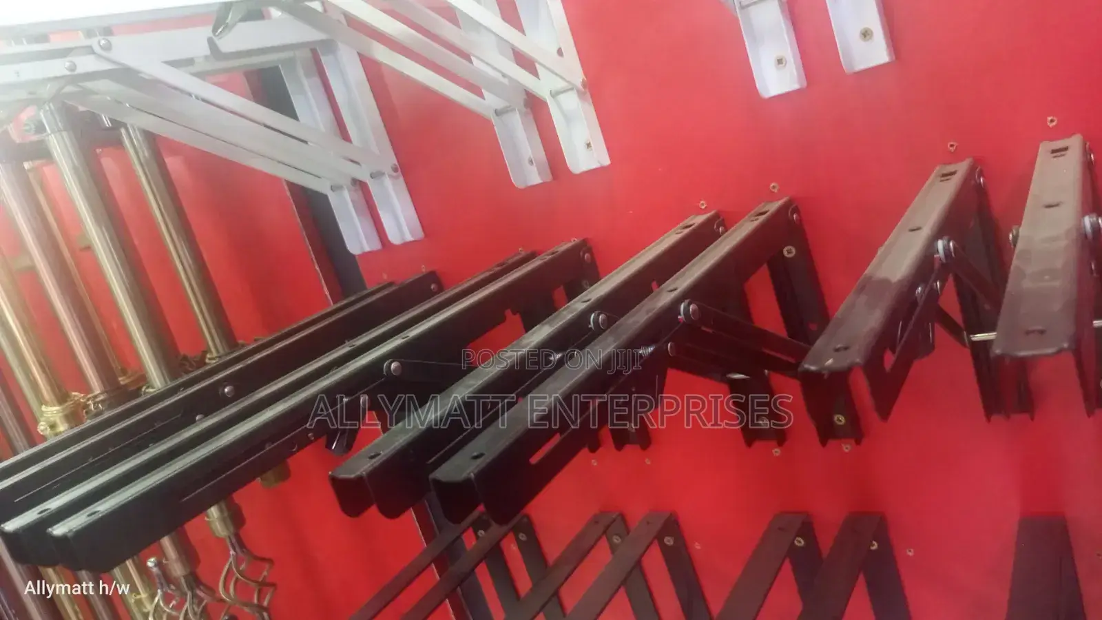 Black Foldable Shelvesbrackets