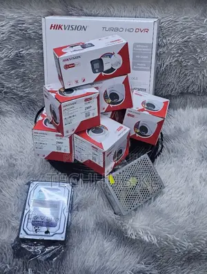 Hikvision 4-Camera 1080p Full Hd Smart Hybrid Light CCTV Kit